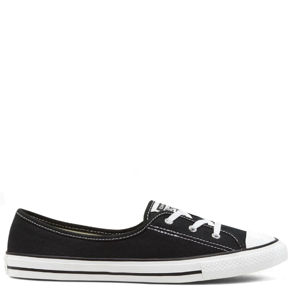 Womens Chuck Taylor Dainty All Star Ballet Lace Black