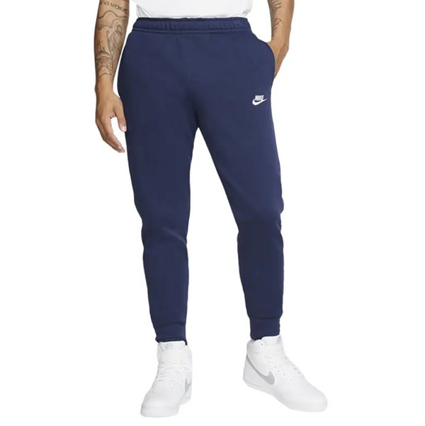 Mens Nike Sportswear Club Fleece Track Pants Navy