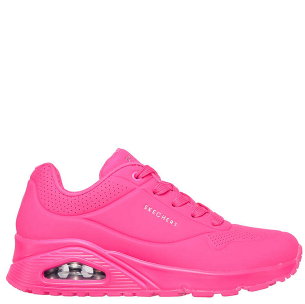 Womens Skechers Uno - Night Shades Hot Pink