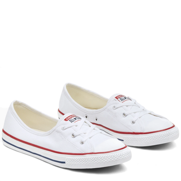 Womens Chuck Taylor Dainty All Star Ballet Lace White
