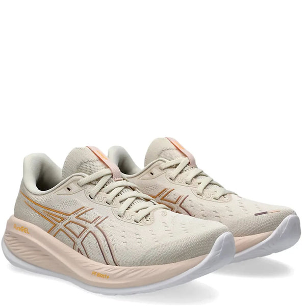 Womens Asics Gel Cumulus 26 Oatmeal/Dusty Mauve