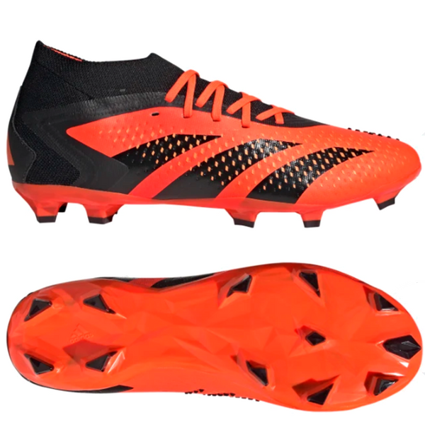 Mens Adidas Predator Accuracy.2  Firm Ground Boots Solar Orange/Black