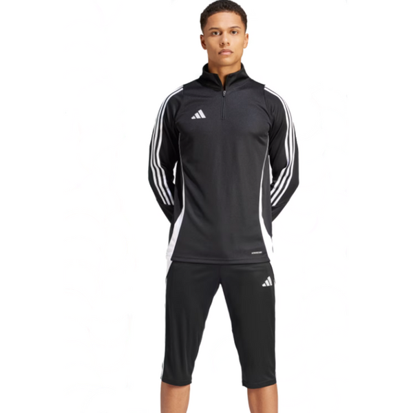 Mens Adidas Tiro 24 3/4 Pant Black