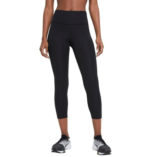 Womens Nike Fast Crop Length Tight Black