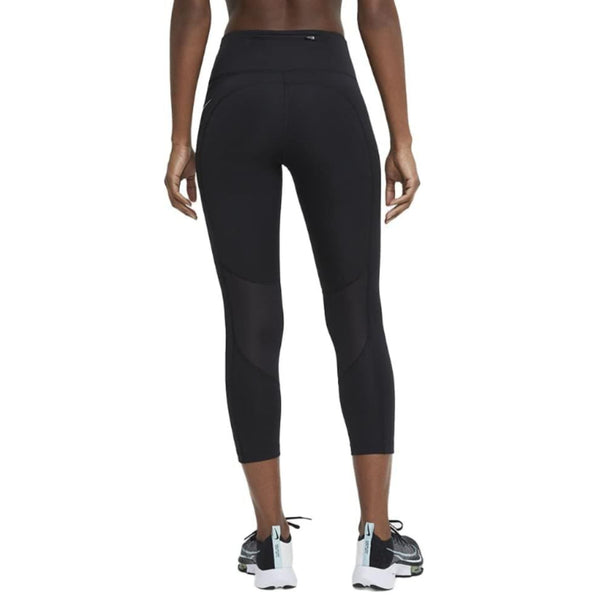 Womens Nike Fast Crop Length Tight Black