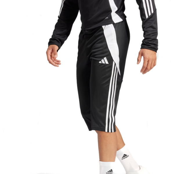 Mens Adidas Tiro 24 3/4 Pant Black