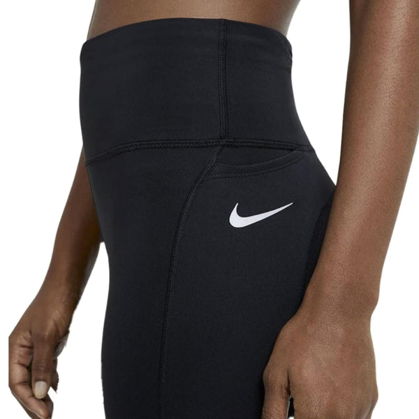 Womens Nike Fast Crop Length Tight Black