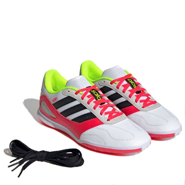 Adidas Super Sala III Indoor Boot White/Pink/Yellow