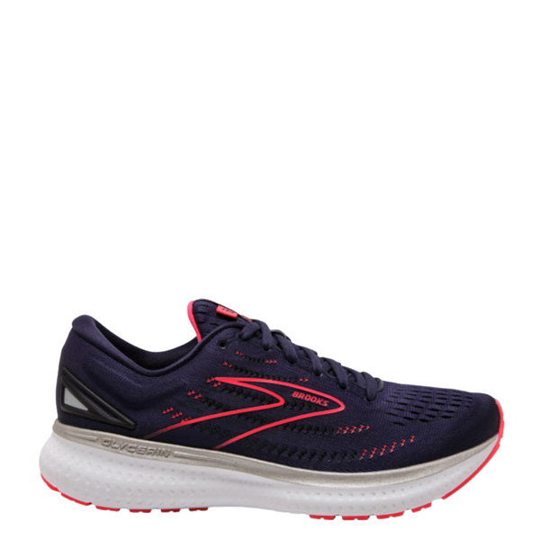 Womens Brooks Glycerin 19 Navy/Diva Pink