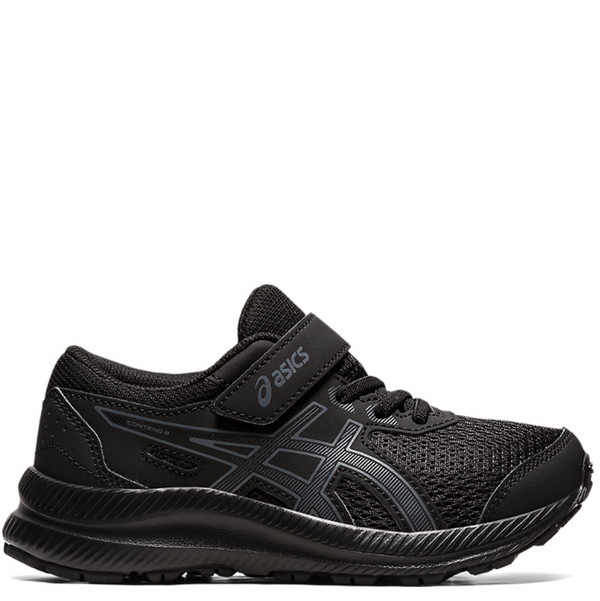 Kids Asics Contend 8 PS Black/Carrier Grey
