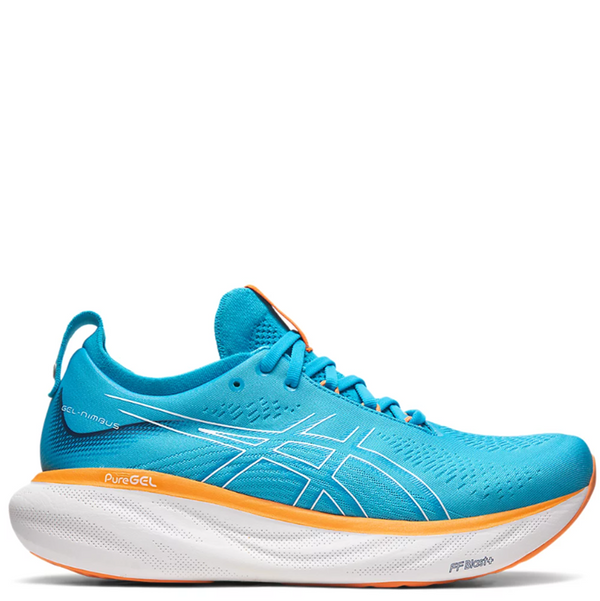 Mens Asics Gel Nimbus 25 Island Blue/Sun Peach