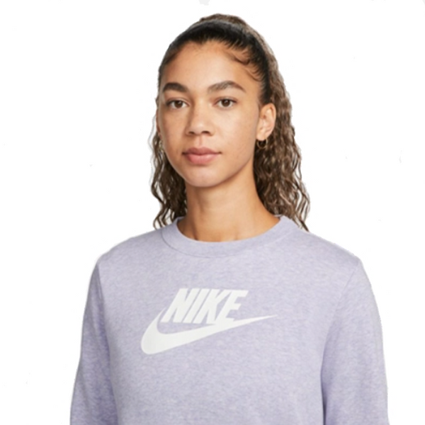 Womens Nike Sportswear Essential Fleece Crew Purple