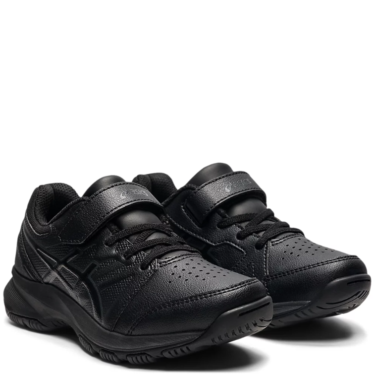 Asics kids black on sale shoes