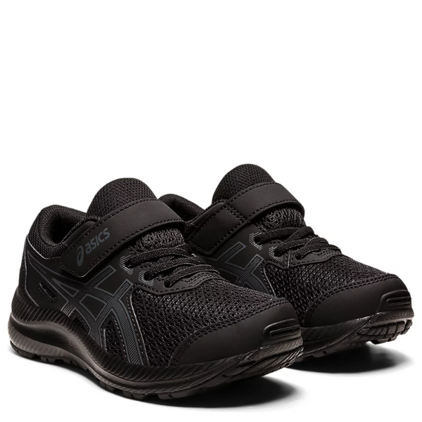 Kids Asics Contend 8 PS Black/Carrier Grey