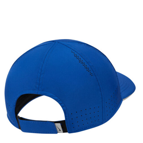 Adults Nike Dri-Fit Aerobill Featherlight Blue/Silver Hat