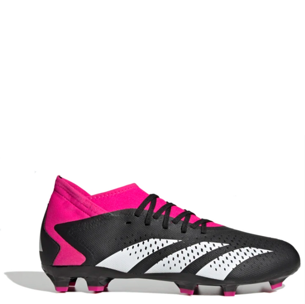 Mens Adidas Predator Accuracy.3 Firm Ground Boots Black/Shock Pink