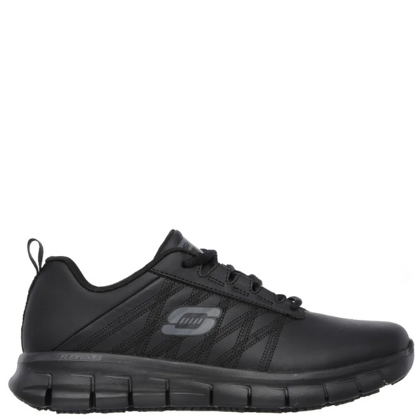 Womens Skechers Work Relaxed Fit - Sure Track Erath SR Black
