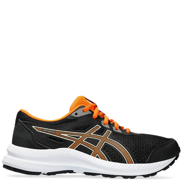 Kids Asics Gel Contend 8 GS Black/Bright Orange