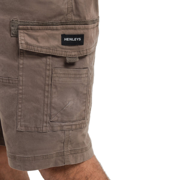 Henleys Leon Cargo Short Flint