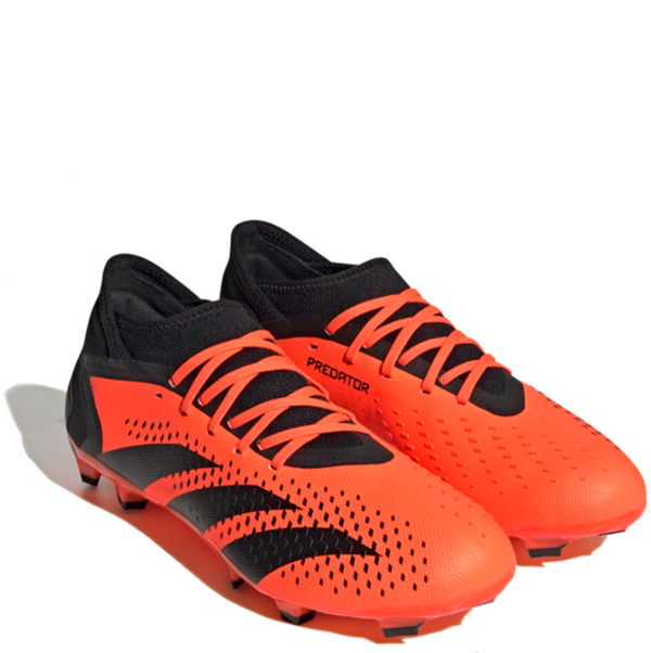 Mens Adidas Predator Accuracy.3 Firm Ground Boots Solar Orange/Core Black