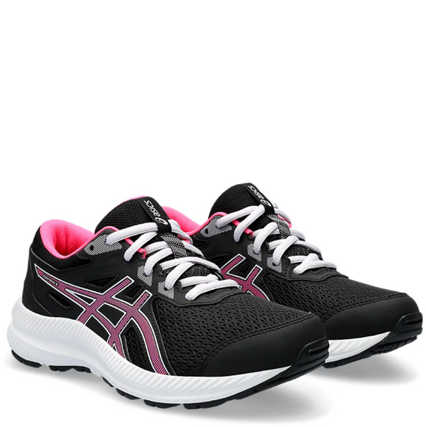 Kids Asics Gel Contend 8 GS Black/Hot Pink