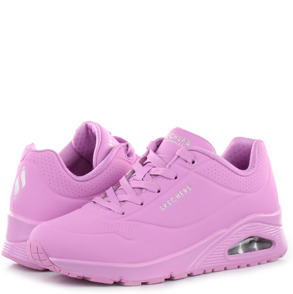 Womens Skechers Uno - Stand On Air Pink