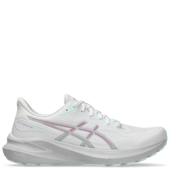 Womens Asics GT-1000 13 White/Lavender Glow