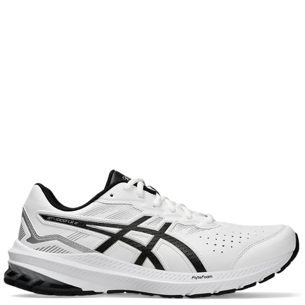 Mens Asics GT-1000 LE White/Pure Silver (2E WIDE)