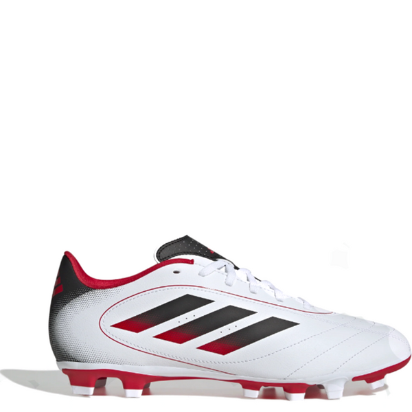 Mens Adidas Goletto IX Firm Ground/Multi Ground Boots White/Red