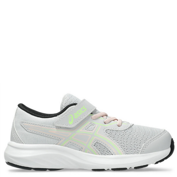 Kids Asics Contend 9 PS Glacier Grey/Illuminate Green