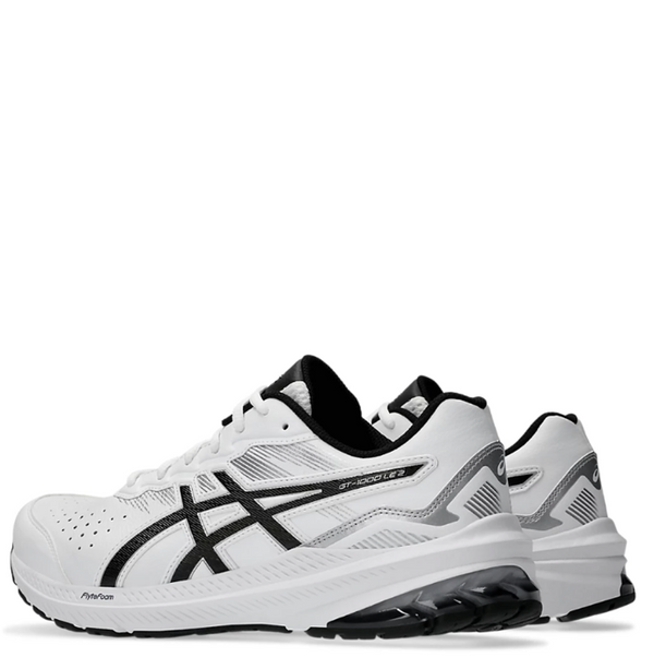 Mens Asics GT-1000 LE White/Pure Silver (2E WIDE)