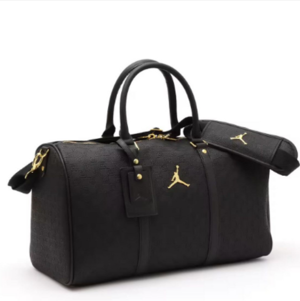 Jordan Monogram Duffle Bag M Black/Gold