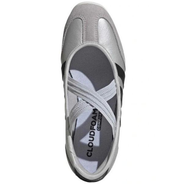 Womens Adidas Barreda Mary Jane Silver/Black