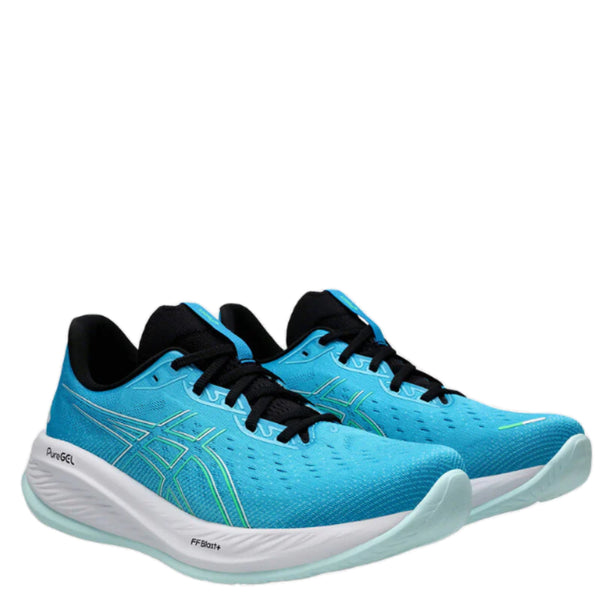 Mens Asics Gel Cumulus 26 Digital Aqua/New Leaf