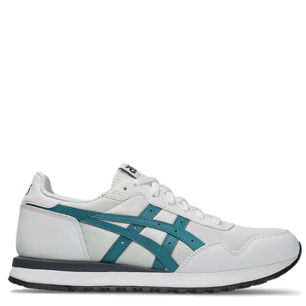 Mens Asics Tiger Runner II White/Blue Teal