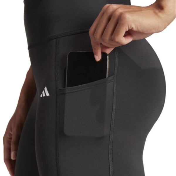 Womens Adidas Optime 7 Inch Shorts Black