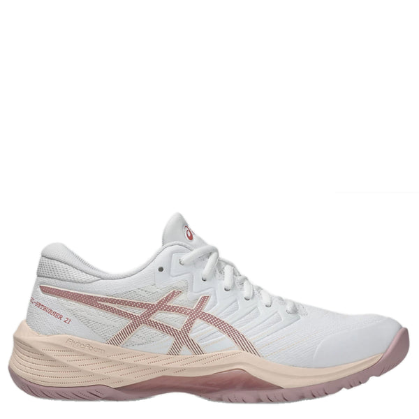Womens Asics Gel-Netburner 21 Wide/D White/Morganite