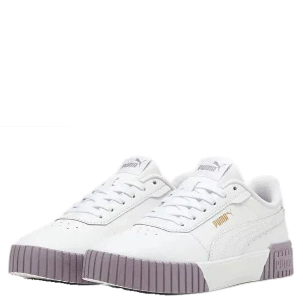 Womens Puma Carina 2.0 White/Pale Plum/Gold