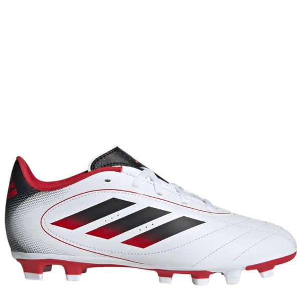 Kids Adidas Goletto IX FG/MG J White/Black/Red