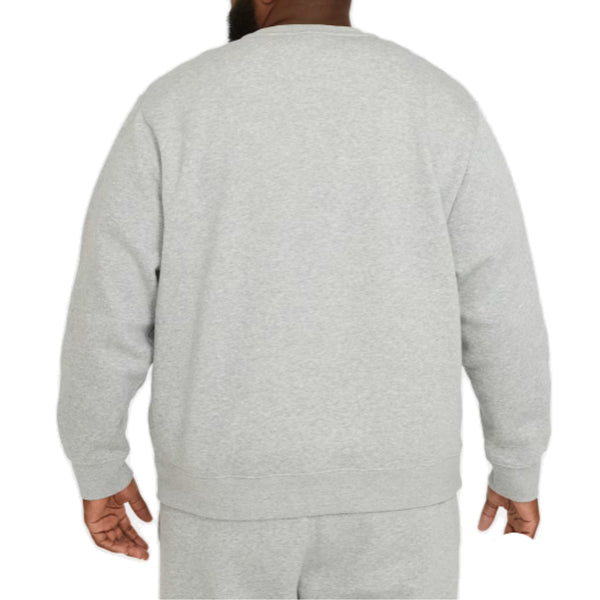 Mens Nike Sportswear Club Fleece Crew Grey