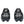 Load image into Gallery viewer, Asics Lethal Speed RS Black/Pure Silver
