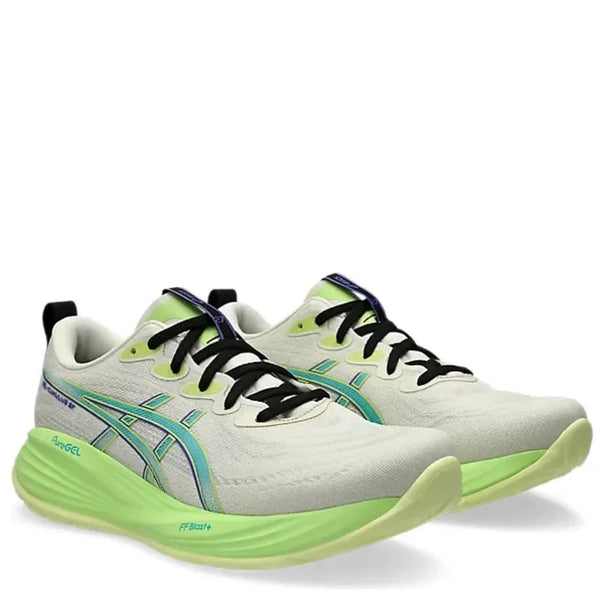 Mens Asics Gel Cumulus 27 Birch/Lime Green
