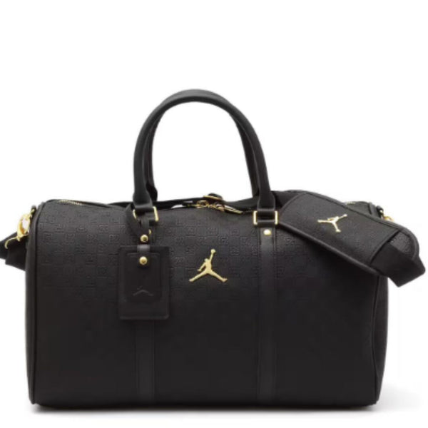 Jordan Monogram Duffle Bag M Black/Gold
