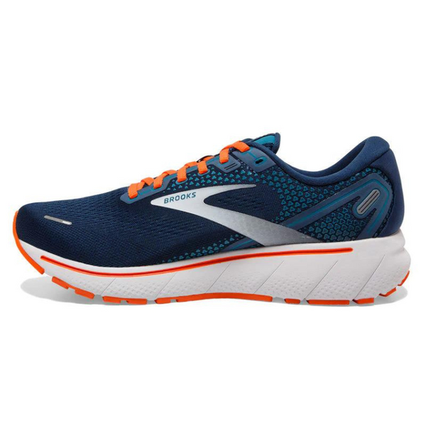 Mens Brooks Ghost 14 Titan/Teal/Flame