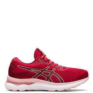 Womens Asics Gel Nimbus 24 Cranberry/Frosted Rose