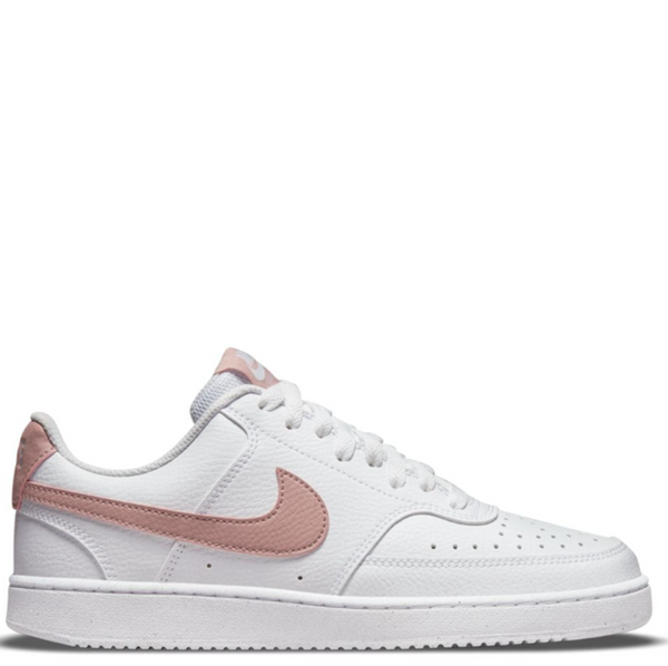 Womens Nike Court Vision Lo NN White/Pink Oxford side view