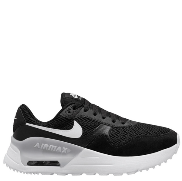 Womens Nike Air Max System Black/Grey/White